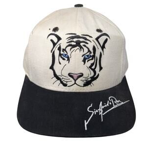 Siegfried & Roy Snapback Hat White One Size Embroidered Mirage Las Vegas